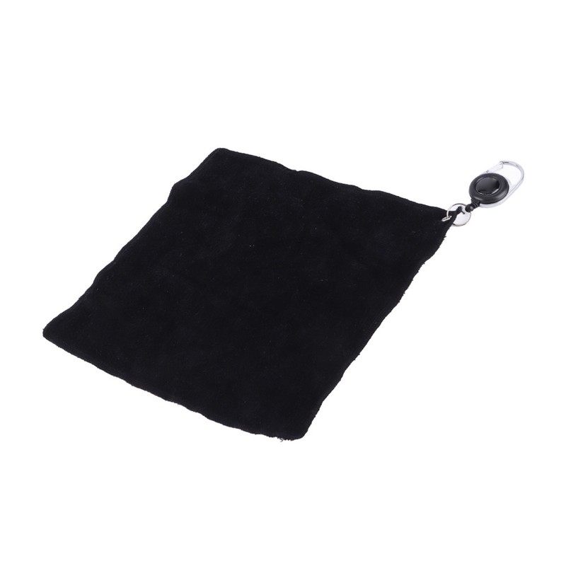1 Pcs Double‑sided Plush Cotton Golf Club Cleaning Towel Cloth