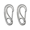 simPLEISURE qb500146d02n0 Stainless Steel Spring Hook, Oval Shape, 4 Sizes,