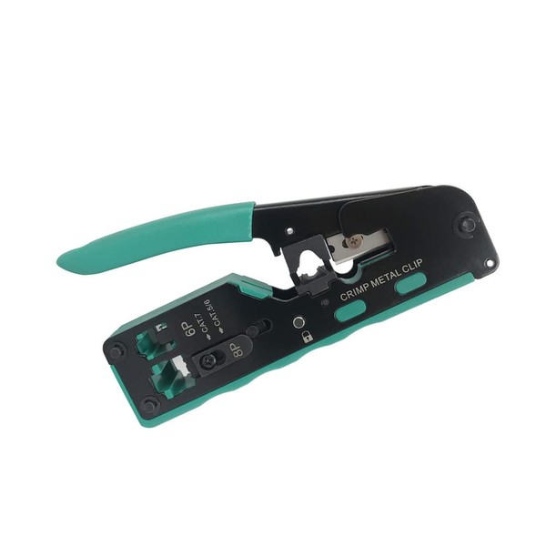 VIVOCH RJ45 Pass Through Crimp Tool, RJ45 Cat5 Cat6 Cat7