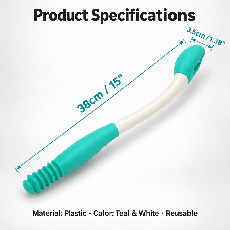 Toilet Wiping Aid for Easier Personal Hygiene – Long-Reach Curved