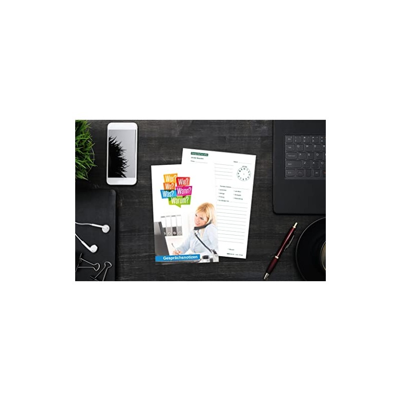 RNK 1713-0 Conversation Log pad, 50 Sheets, DIN A5