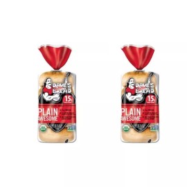 Dave’s Killer Bread Organic Plain Awesome Bagels(2 Packs-10 Units x Pack)