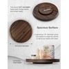 TIDITA 16" Acacia Lazy Susan Turntable for Table - Wooden