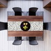 Linen Musical Notes Table Runner Black and White Musical Notes