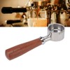 51mm Bottomless Portafilter 2 Ears Stainless Steel Basket and Redwood