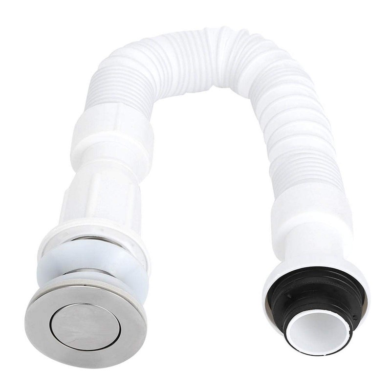 37mm Flexible Drain Pipe Odor‑Proof S Bend Water Down‑Flow Pipe