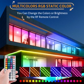WICHEMI LED Light Modules for Business Window Light Storefront Lights LED Module for Signs 20ft 40PCS 5050 SMD RGB Super Bright Waterproof Business Decorative Strip Lights for Store Advertising Décor