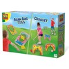 SES Creative 02293 Animals Croquet and Bean Bag Throw, Various