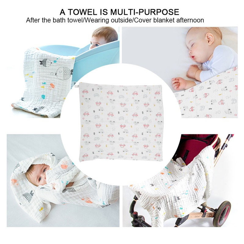 Multi Functional Spring Autumn Cotton Baby Towel Shower Cartoon Bath