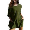 DEEP SELF Womens Oversized Romper 2024 Summer Short Sleeve Onesie
