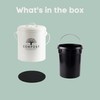 Perfnique Kitchen Compost Bin, 1.3 Gallon Countertop Compost Bin with