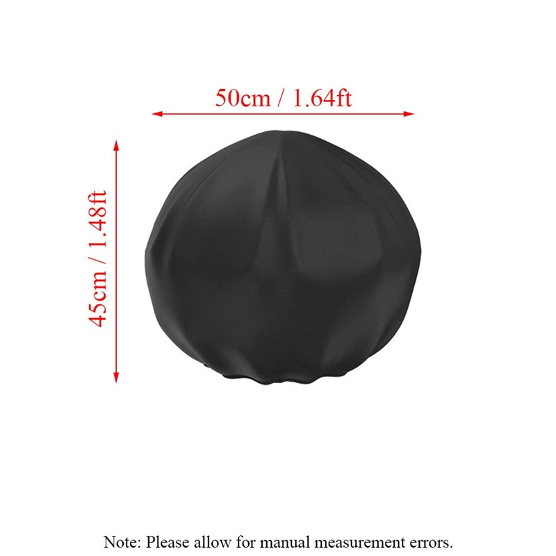 1Pcs BBQ Grill Cover, 50x45cm Waterproof Round Barbecue Grill Cover