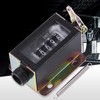 5 Digit Train Counter, D67-F Mechanical Resettable Manual Pull Stroke