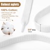 Stepace 5/8" Wide Fat Shoe Laces for Sneakers 2 Pairs