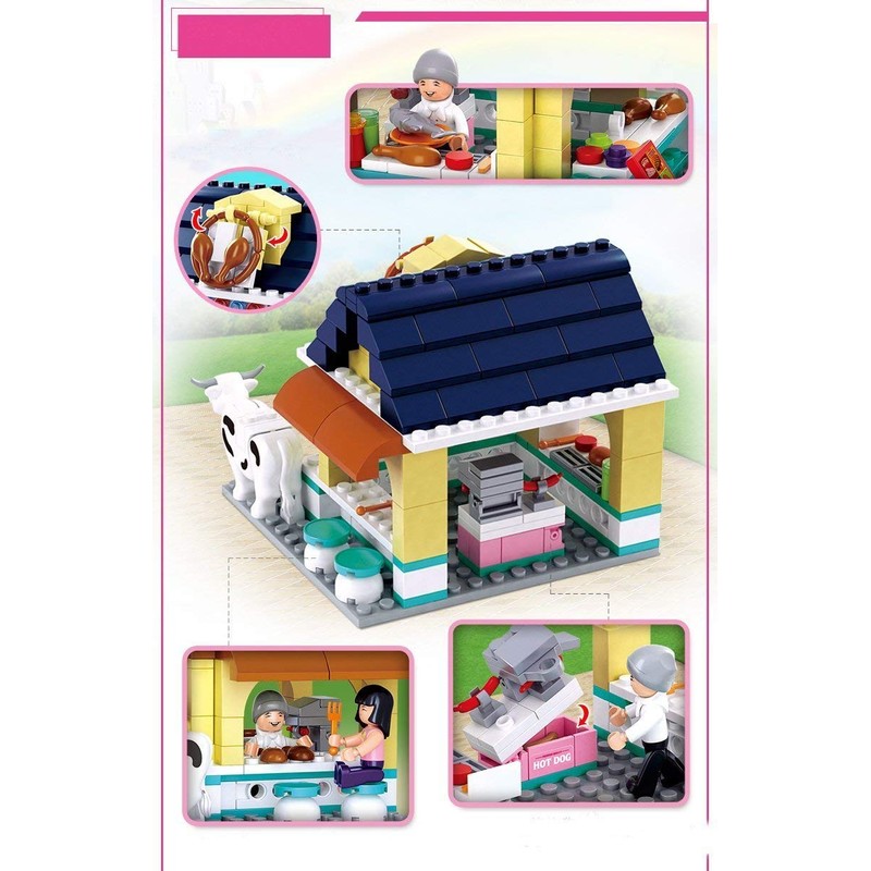 Sluban M38-B0605 Beach Restaurant, Multi-Colors