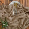 Aoksunova Muslin Wedding Table Runner, Brown, Decorative Cheesecloth Fabric, 3
