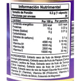 Less Weight 30 Cápsulas Natural's Madrid Vitaminas B1 B6