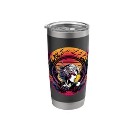 Seraphim Angel with wings as Tattoo design Stainless Steel Insulated Tumbler