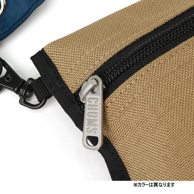 Chums Wearable Sling Shoulder Bag, Sweat Nylon, Black/Charcoal