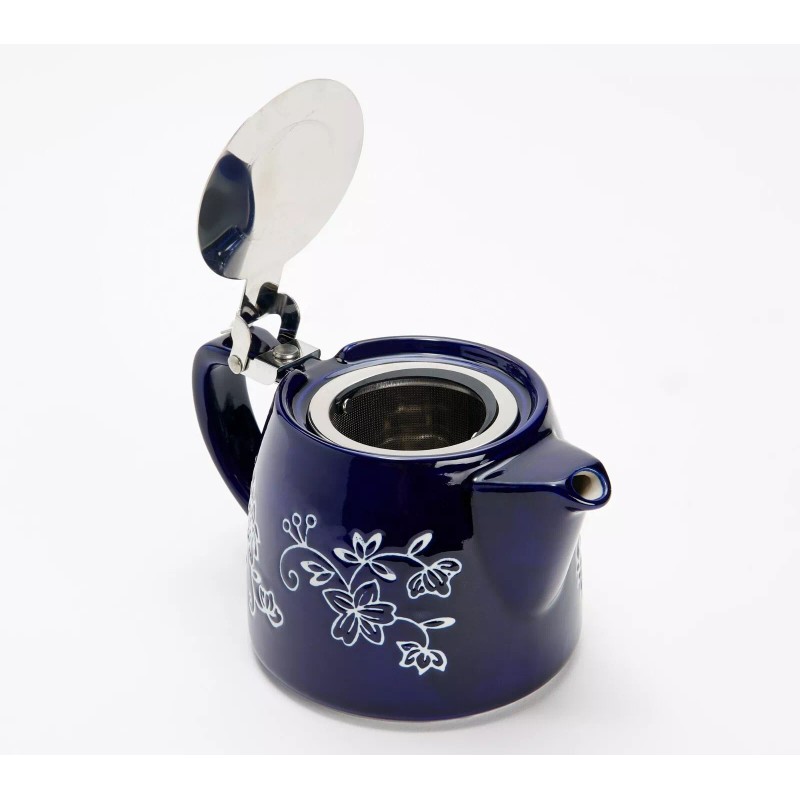 TEMPTATIONS Temp-tations Seasonal 18-oz Teapot with Strainer, Whimsy Snowman K49223