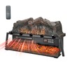 VEVOR Electric Fireplace Log, 25 inch Fireplace Insert Log Heater,