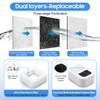 Fydun Pet Fountain Water Feeder Filters, 5Pcs Incl 4 Activated