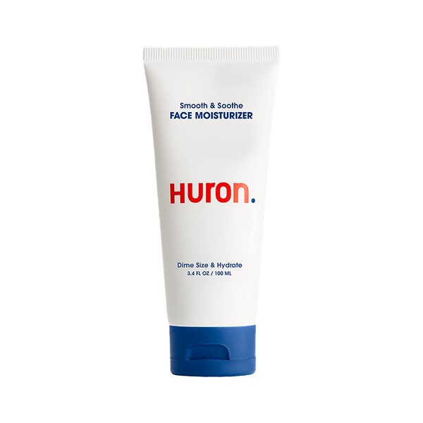 Huron - Men's Daily Face Moisturizer. Fresh, lightweight lotion relieves dryness and provides long-lasting, shine-free hydration. Locks in moisture as it smoothes, renews and protects. 100% vegan, cruelty-free. 3.4 fl oz. (Pack of One)