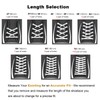 Booyckiy 2 Pairs Flat Shoe Laces for Sneakers, 2/5" Wide