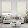 DEZ FURNISHINGS Cordless 1.5" Blackout Cellular Shade, Cream, 22.5" W
