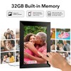 32GB FRAMEO 10.1 Inch Smart WiFi Digital Photo Frame,1280x800 HD