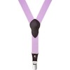 Shark Tooth Boys Bow Tie and Suspenders Set Wedding Lavender