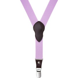 Shark Tooth Boys Bow Tie and Suspenders Set Wedding Lavender 30"