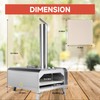 GYBER Fremont Outdoor Pizza Oven Portable 13" Stainless Steel Backyard
