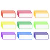 QUARKZMAN Pack of 54 Magnetic Whiteboard Labels 3 x 1