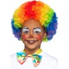Smiffys Parrucca da pagliaccio, Multicolore, Bambini Halloween