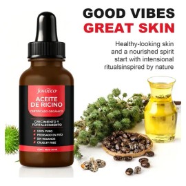 2pcs Sérum aceite de ricino 50 ml, JOVEECO crecimiento y nutrición de pestañas para piel normal,pocima de pestanas kaba,umigan para alargar pestanas  