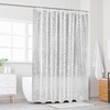 WELTRXE Bathroom Shower Curtain Liner 8G EVA Thick, 72x72 Inch