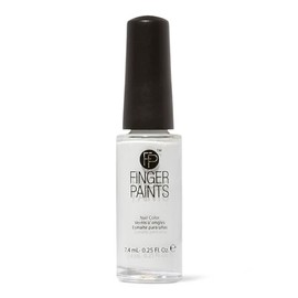 FingerPaints Hip Hip HueRay Striping Polish, White Nail Art Polish, .25 Fl Oz