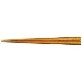 Maruten Man's Chopsticks Thick Octagonal Wooden Chopsticks Chestnut 24.5