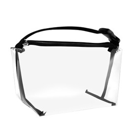 Clear Travel Toiletries Bag Makeup Thickened PVC Waterproof Transparent Wash Bags with Handles Plastic Cosmetic Bag for Women Men Holiday