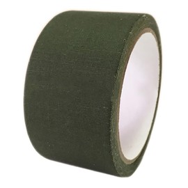 homeemoh 5cm x 5m Self Adhesive Protective Camouflage Tape, Camo Wrap Waterproof Tapes Stretch Bandage Duct Tape for Outdoor Camping, OD Green