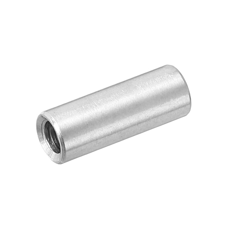 sourcing map M4x0.7mm Round Coupling Nuts, 25 Pcs 304 Stainless