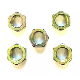 Brighton 3/4-16 GRADE 8 HEX NUT - YELLOW ZINC PLATED - UNF- 5 PIECES PER PACK