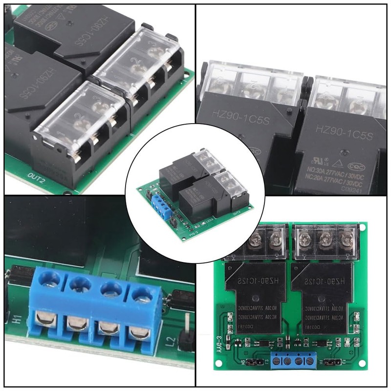 YYG-3 DC5V 2-Channel Optocoupler Isolating Relay, Control of the Electrical