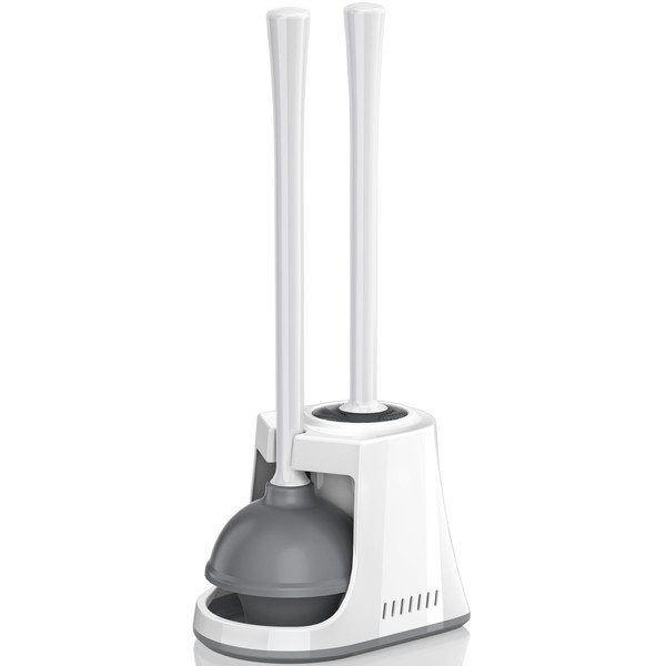LOVLOY Toilet Plunger and Brush, Bowl Brush and Heavy Duty
