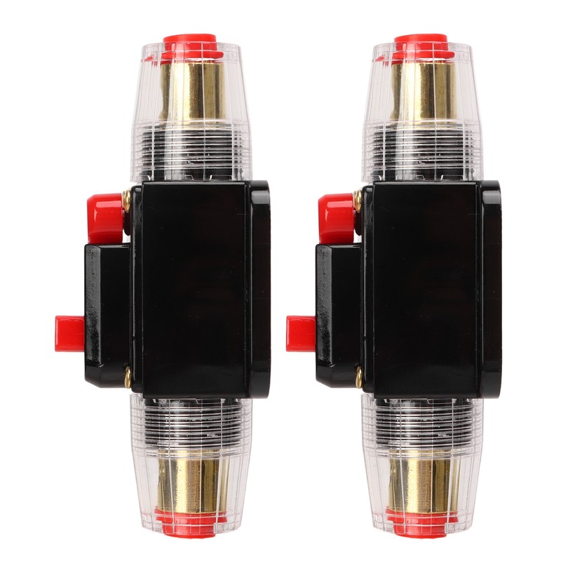 12‑24V Inline Circuit Breaker with Manual Reset Fuse Holder Battery