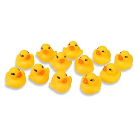 Pack of 12 Rubber Duck Rubber Duck Rubber Duck Row Yellow Approx. 3.5 cm Duck Bath Duck with Duck Rubber Ducks