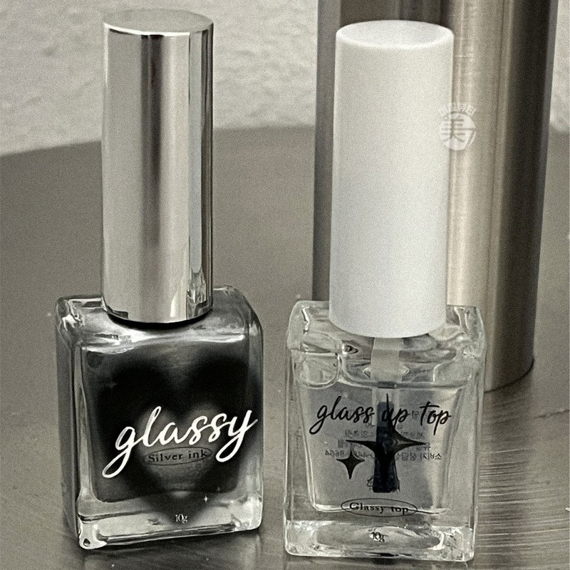 It's Lit Glassy Silver Ink Up Top Ink Gel Top