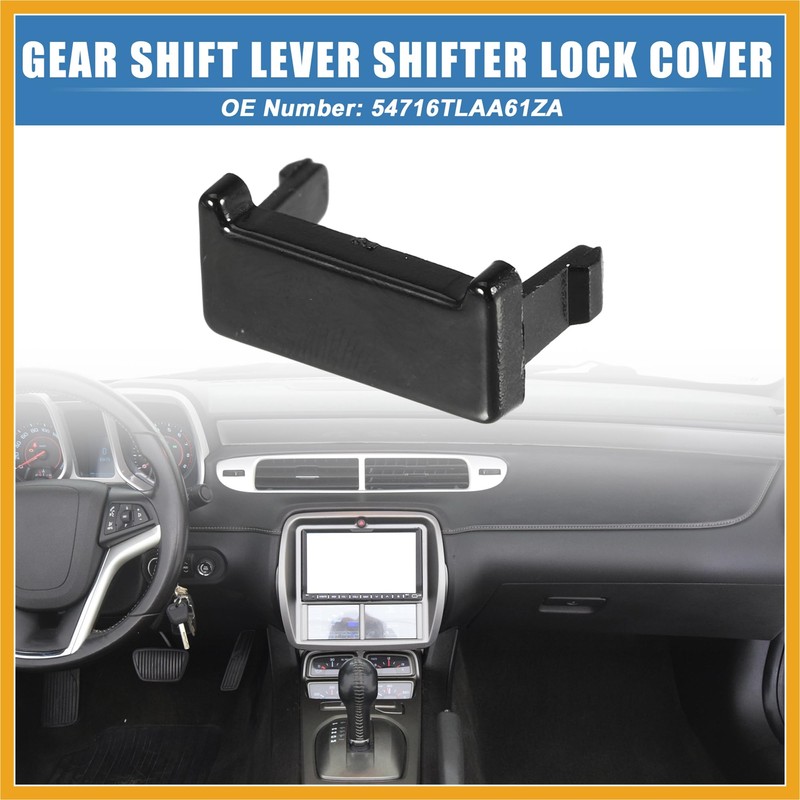 Partuto Shifter Lock Cover Car Gear Shift Lever Shifter Lock