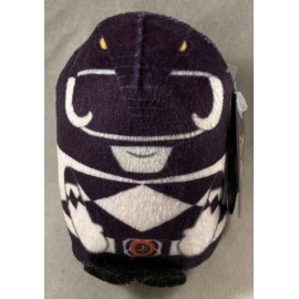 Just Play Power Rangers - Black Ranger - Podpals - 3" Mini Plush - New with Tags